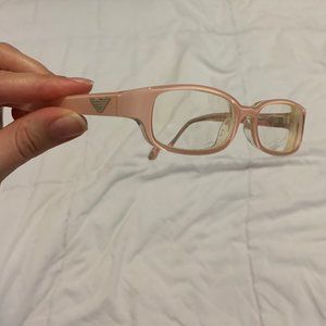 Emporio Armani Pale Pink Reading Glasses